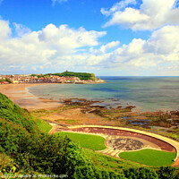 Buy canvas prints of Scarborough Bay. by john hill