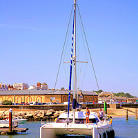 Buy canvas prints of Catamaran, Ryde, Isle of Wight. by john hill