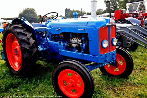 Restored Vintage Tractor Picture Board by john hill