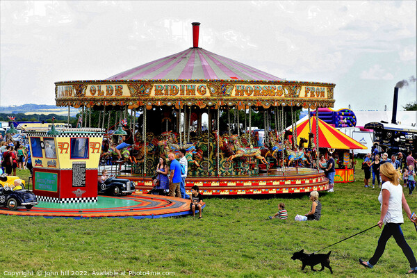 countryside Fun Fair. Picture Board by john hill