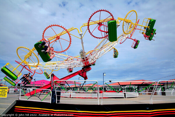 Fairground Ride. Picture Board by john hill