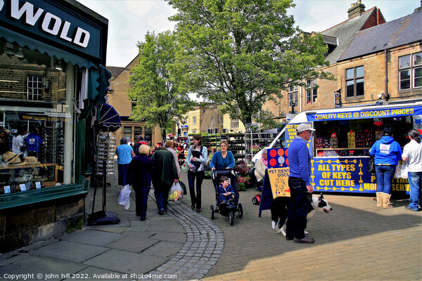 Market day at Bakewell Derbyshire. Picture Board by john hill