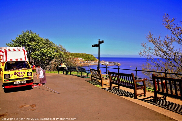 Esplanade, Scarborough, Yorkshire. Picture Board by john hill