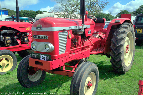 1969 Nuffield 465 Tractor. Picture Board by john hill