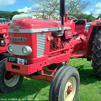 Buy canvas prints of 1969 Nuffield 465 Tractor. by john hill