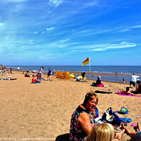 Buy canvas prints of Beach days at Skegness. by john hill