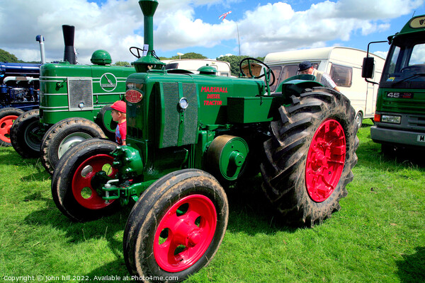 1947 Field Marshall 2 Tractor. Picture Board by john hill