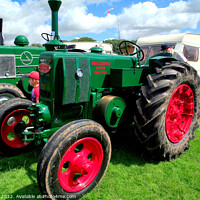 Buy canvas prints of 1947 Field Marshall 2 Tractor. by john hill
