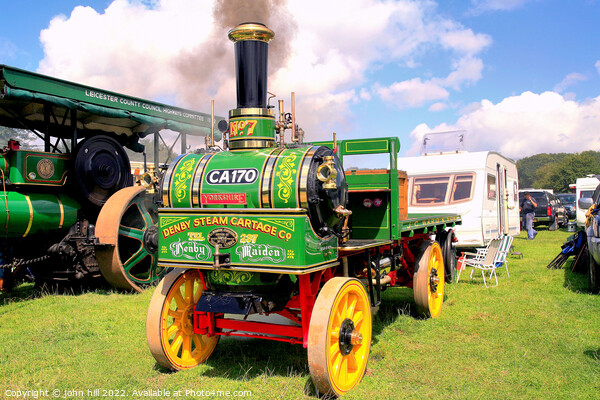 1905 Denby Maiden 2ton steam wagon. Picture Board by john hill