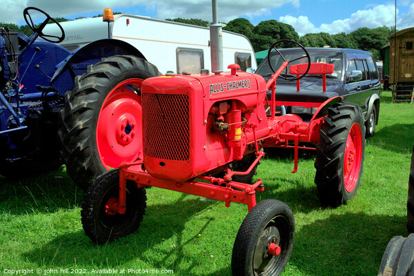1947 Allis Chalmers B tractor. Picture Board by john hill