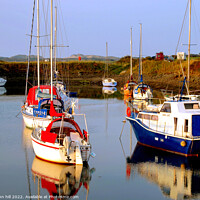 Buy canvas prints of Harbour, Shell Island, Wales. by john hill