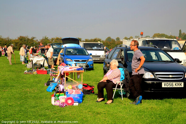 Village Car boot sale. Picture Board by john hill