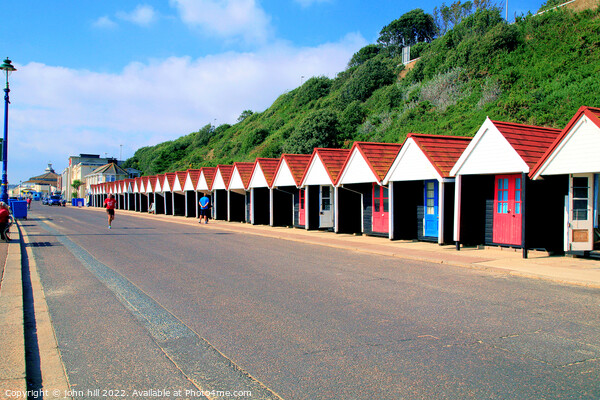 Beach Huts, Bournemouth, Dorset. Picture Board by john hill