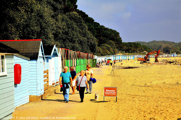 Avon beach, Mudeford, Dorset. Picture Board by john hill
