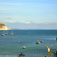 Buy canvas prints of Swanage Bay. by john hill