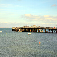 Buy canvas prints of Swanage Pier, Dorset. by john hill