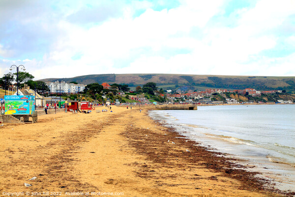 October beach, Swanage, Dorset. Picture Board by john hill