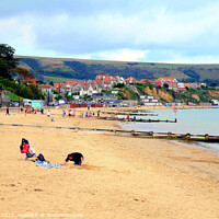 Buy canvas prints of Swanage, Dorset. UK. by john hill