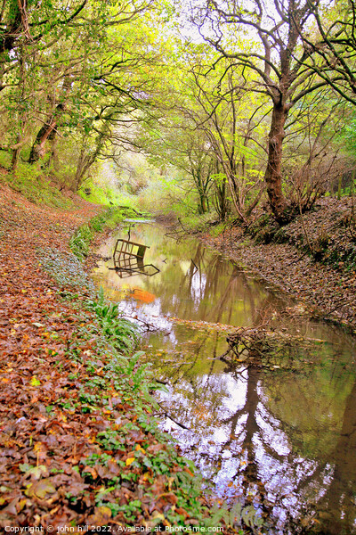 The Cromford canal, Derbyshire. Picture Board by john hill