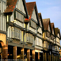 Buy canvas prints of Tudor Buildings at Chesterfield. by john hill