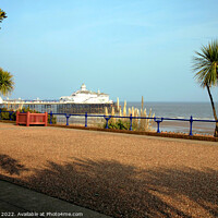 Buy canvas prints of Eastbourne pier in March. by john hill