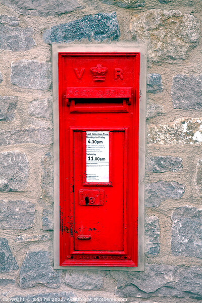Victorian post box Picture Board by john hill