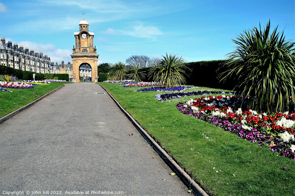 South cliff gardens, Scarborough, Yorkshire. Picture Board by john hill