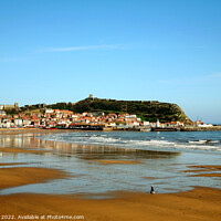 Buy canvas prints of Scarborough reflections. by john hill