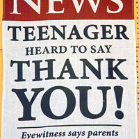 Buy canvas prints of Teenage news poster. by john hill