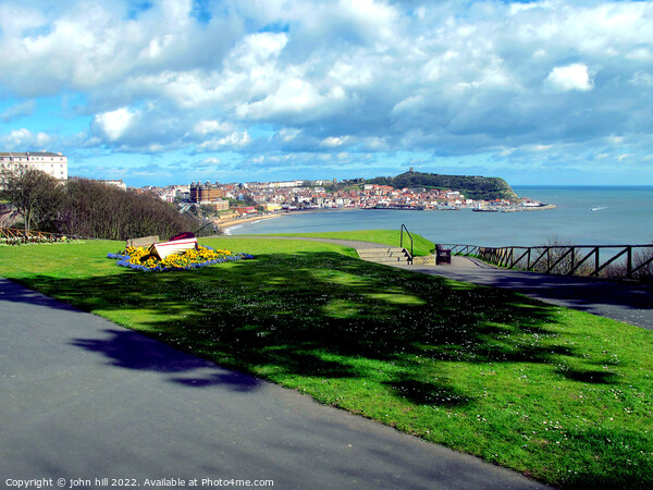 Scarborough view, Yorkshire. Picture Board by john hill