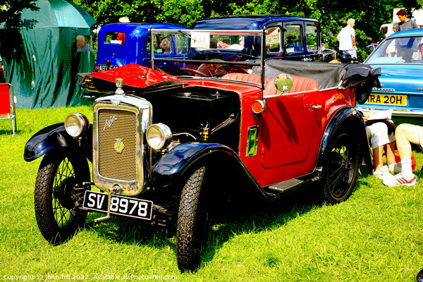 1930 Austin 7 Tourer. Picture Board by john hill