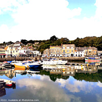 Buy canvas prints of Padstow, Cornwall. by john hill