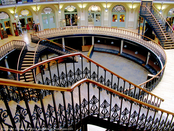  Stairs, Corn exchange, Leeds. Picture Board by john hill