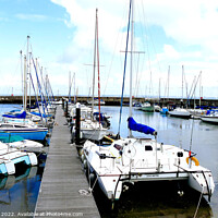 Buy canvas prints of Ryde Harbor, Isle of Wight by john hill