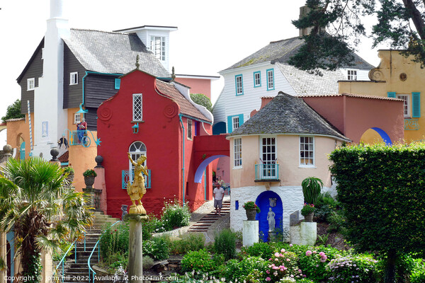 Portmeirion, Wales. Picture Board by john hill