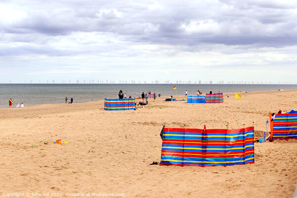 Beach at Sutton-on-sea. Picture Board by john hill