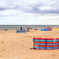 Buy canvas prints of Beach at Sutton-on-sea. by john hill