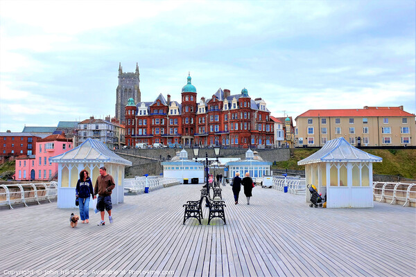 Cromer town and Pier. Picture Board by john hill