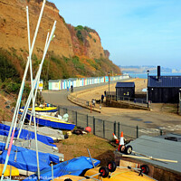 Buy canvas prints of Hope beach, Shanklin. by john hill
