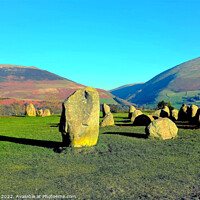 Buy canvas prints of Castlerigg Stone Circle, Cunbria. by john hill