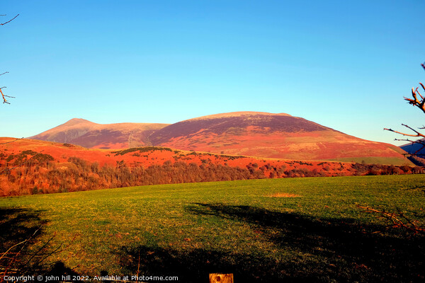 Lonscale Fell, Cumbria. Picture Board by john hill