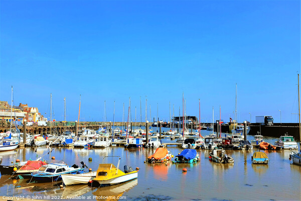 Harbor and Marina, Bridlington, Yorkshire. Picture Board by john hill