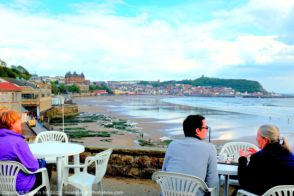Alfresco view, Scarborough, Yorkshire. Picture Board by john hill