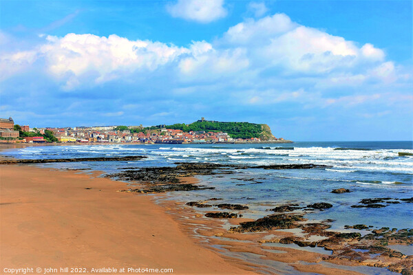 Scarborough at low tide, Yorkshire. Picture Board by john hill