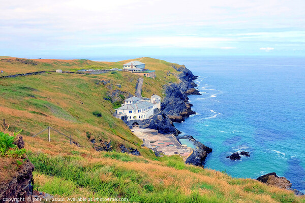 Cornish coastline at Newquay Picture Board by john hill