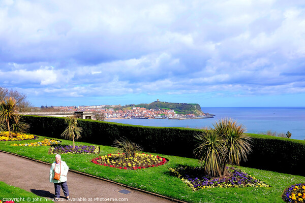 South cliff Gardens, Scarborough, Yorkshire,UK. Picture Board by john hill