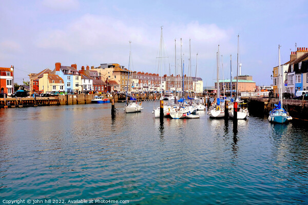 Weymouth Harbour, Dorset, UK. Picture Board by john hill