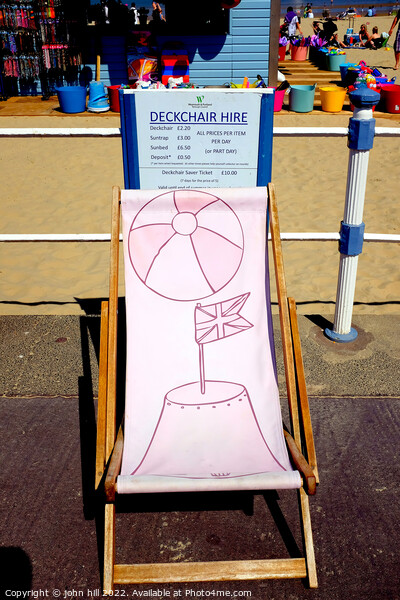 Deckchair Hire, Weymouth, Dorset, UK Picture Board by john hill