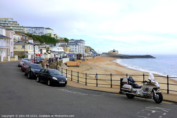 Ventnor seafront and beach, Isle of Wight, UK. Picture Board by john hill