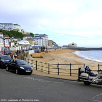 Buy canvas prints of Ventnor seafront and beach, Isle of Wight, UK. by john hill